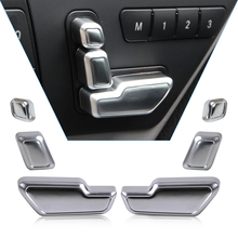 beler New Chrome Door Seat Adjust Button Switch Cover Trim for Mercedes-Benz E Class W212 218 CLS X166 GL 2014 2015 2024 - buy cheap