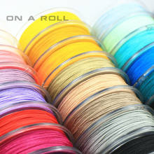 0.5mm  Nylon Cord Thread Chinese Knot Macrame Cord Bracelet Braided String DIY Tassels Beading  45m/roll 2024 - buy cheap