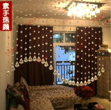 SpringQuan 20 meter/lot of crystal bead curtain can be customized porch partition door curtain decorative curtains free shipping 2024 - buy cheap