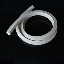 Tira de espuma de silicona blanca cuadrada para sellar, 3mm, 4mm, 5mm, 6mm, 8mm, 10mm, tira de sellado de espuma de silicona rectangular 2024 - compra barato
