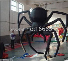 Aranha suspensa inflável gigante para decoração de festa de halloween, à venda, 3m, alta qualidade 2024 - compre barato
