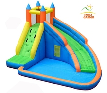 Inflatable Water Slide Pool Jumping Bouncer Castle With Air Blower Carry Bag 2024 - buy cheap