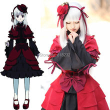 K Kushina Anna Fancy Apron Dress Uniform Maid Outfit Cosplay Costumes 2024 - buy cheap