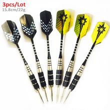 3pcs/Lot 22g/15.8cm Imitation Tungsten Steel Darts 2BA Standard Aluminum Alloy Dart Shaft With Steel Tips and Laser Dart Flights 2024 - buy cheap