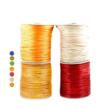 Fashion Design 160meters/roll 1.5MM Waxed Thread Cotton Cord String Strap Necklace Rope wire jewelry findings for DIY Bracelet 2024 - buy cheap