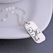 Be Kind Periodic Table Elements Necklace Inspirational Jewelry Science Charm  Drop Shipping Supplier YP3756 2024 - buy cheap