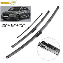 Misima Windshield Windscreen Wiper Blades For Audi A3 S3 8V Front Rear Window Wiper Set 2012 2013 2014 2015 2016 2017 2018 2019 2024 - buy cheap