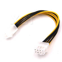 Newest Hot 4 Pin Male to 8 Pin CPU Power Supply Adapter Converter ATX Cable 12V CPU Cable 2024 - buy cheap