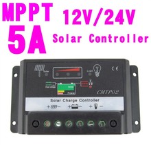 5A 12V/24V  MPPT Solar Charge Controller Fit Solar Panel Battery Regulator Auto Switch A391 2024 - buy cheap