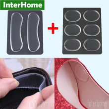 Невидимые силиконовые прозрачные Нескользящие стельки для обуви на высоком каблуке, 1 комплект 2024 - купить недорого