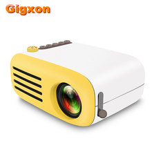 Gigxon G2000 светодиодный проектор 600 люмен 3,5 мм аудио 320x240 макс 1080P Поддержка HDMI USB карта Мини проектор игра домашний медиаплеер 2024 - купить недорого
