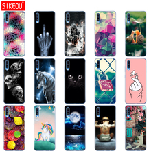 Funda trasera de silicona para teléfono móvil Samsung, carcasa suave de TPU 2019 para Samsung Galaxy A70, Capa A 70, A705, A705F, parachoques de gato 2024 - compra barato