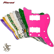 Pleroo Custom Guitar Parts - For US No Upper Controls Jazzmaster Style Guitar Pickguard Replacement 2024 - buy cheap