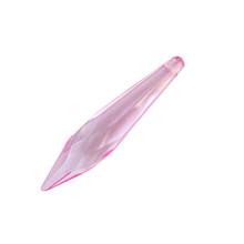 50 шт 76 мм розовый многогранный u-капля сосулька части люстры для свадебного украшения моды 2024 - купить недорого