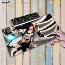 Mairuige Anime mousepad League of legends mouse pad best gaming mouse pad gamer League large Lock Edge mouse pad of keyboard pad 2024 - buy cheap