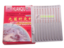 free shipping huanqiu beauty acupuncture needle ear face massage single use packing disposable needle size 0.16*7/0.18*7mm 2024 - buy cheap