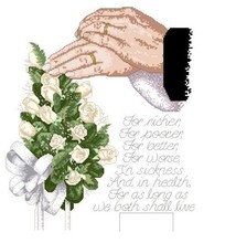 Embroidery Package Hot Sell Best Quality  Cross Stitch Kits Wedding Lovers Hand in Hand Free Shipping 2024 - buy cheap