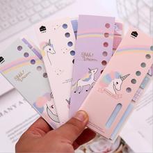 Multifunctional Kawaii Cartoon Unicorn N Times Sticky Memo Notes Pads Dairy Planner Tab Notepad Animal Bookmark Stationery 2024 - buy cheap