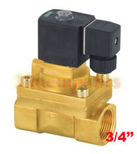 Free Shipping 5PCS/LOT 3/4'' PTFE Guide Solenoid Valve Brass High Pressure Model 5404-06 2024 - buy cheap
