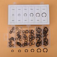 Kit de surtido de anillos de retención, 100 unids/lote de clips a presión con caja de 11mm-21mm, 6 tamaños 2024 - compra barato
