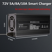 72v 5A 8A 10A smart charger lithium ion lifepo4 LTO lead acid 20S 84V li ion charger 30s 84v LTO 24S 87.6V 20A lifepo4 charger 2024 - buy cheap