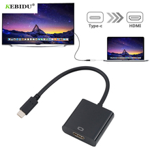 Kebidu 4K Type C 3,1 к HDMI-совместимый кабель «штырь-гнездо» адаптер конвертер для MacBook Chrome book Samsung Huawei 2024 - купить недорого