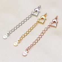 Silver/Gold/Rose Gold Lobster lasp Lengthening Tail Chain Clasps For Women Pearl Necklace Beads Bracelets DIY Jewelry Making 2024 - buy cheap