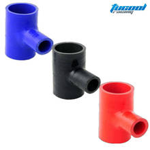 57mm /25mm Silicone Hose T Piece 3 Way Connector Pipe Dump Valve BOV Turbo Hose 2.25"/1" 2024 - buy cheap