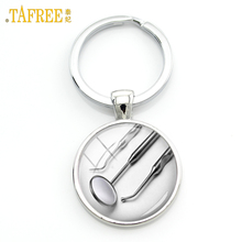 TAFREE-Llavero de equipo médico para dentistas, regalo higiénico Oral, llavero de moda de estilo simple, llavero con dijes de doctor, joyería KC156 2024 - compra barato