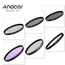 Andoer-Conjunto de filtro de fotografía Circular polarizado, 72mm, UV + CPL + FLD + ND, filtro de densidad neutra para Nikon, Canon, Sony, Pentax, DSLRs 2024 - compra barato