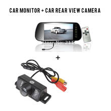 XYCING 7-дюймовый TFT цветной ЖК-дисплей Bluetooth автомобильный монитор CMM_004 + E350 Цвет ночного видения Автомобильная камера заднего вида 2024 - купить недорого