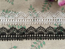 Water-soluble Silk  Lace Fabric,Lace Trim for Skirt  Garment Accessories ca4cm 10Yds/lot 2024 - buy cheap