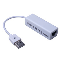 Elitooop USB Ethernet адаптер Usb 2,0 Сетевая карта USB в интернет RJ45 Lan 10 Мбит/с для Mac OS Android Tablet LapPC Windows 7 8 2024 - купить недорого