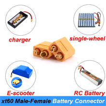 Conectores de bala XT60 XT-60 para batería Lipo de RC, macho y hembra, para patinete eléctrico, venta al por mayor 2024 - compra barato