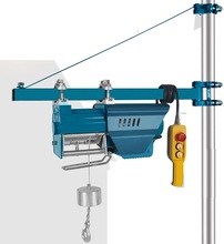 200-600KG M 220V 50 35Hz 1-fase de grau industrial elétrico grua de corda do fio de aço, rápida velocidade de elevação mini bloco de equipamento guindaste, 2024 - compre barato