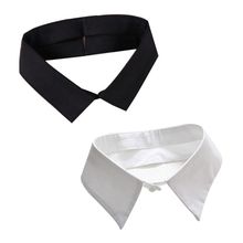 Classic Black/White Collar Shirt Fake Collar Tie Vintage Detachable Collar False Collar Lapel Blouse Top Women/Men Clothes Acces 2024 - buy cheap