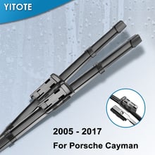 YITOTE Wiper Blades for Porsche Cayman Fit Hook Arms / Push Button Arms Car Model Year From 2005 to 2017 2024 - buy cheap