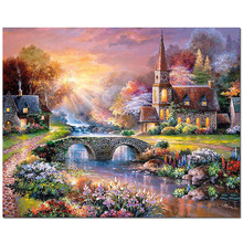 5D Square Diamond Pattern mountain villa Diamond Embroidery Diy Needlework Diamond Painting Cross Stitch Full Rhinestones  WZ 2024 - buy cheap