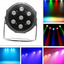Par luz 12 LED RGBW 4IN1 100W efecto de iluminación de escenario DMX 512 Club discoteca fiesta salón de baile KTV Bar boda DJ proyector 2024 - compra barato