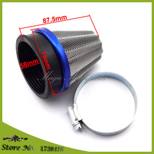 Filtro de ar de corrida 58mm com cone de potência, limpador para motocicleta, motocross, motor, trilha, dirt pit bike 2024 - compre barato