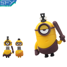 2016 New Arrival SFY USB Flash Drive Evolutionary History Minions 8GB 16GB 32GB Memory Usb Stick 2.0 Pen Drive Pendrive For PC 2024 - buy cheap