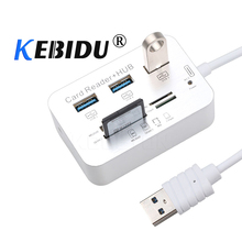 Kebidu USB Hub 3.0 Combo 3 Ports Card Reader High Speed USB Splitter All In One USB 3.0 Hub For PC Computer Accessories Notebook 2024 - buy cheap