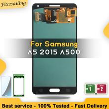 ЖК-дисплей Super AMOLED для Samsung Galaxy A5 2015, сменный дигитайзер в сборе для Samsung Galaxy A5 2015 A500 A500F A500FU A500H A500M 2024 - купить недорого