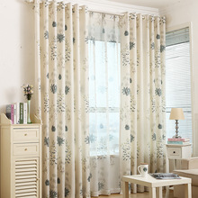 Modern Jacquard Curtains for Living Room Bedroom Faux Linen Luxury Window Curtains for Kitchen Tulle Sheer for Children Room 2024 - buy cheap