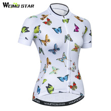 Weimostar-Camiseta de manga corta de Ciclismo para mujer, ropa de secado rápido para bicicleta de montaña y carretera, Maillot de verano 2024 - compra barato