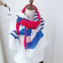 Spring scarf 2019,cotton viscose scarf stripes,british style,Muslim hijab,head wrap,shawls and scarves,korean style women cape 2024 - buy cheap