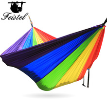 Feistel Double Hammock Large Size Hammocks For 2 Person Sleeping Bed Outdoor Camping Swing Portable Ultralight Design 300*200 CM 2024 - buy cheap