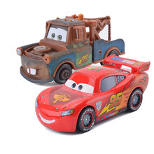 Disney Pixar Cars 2 Lightning McQueen And Mater Best Friends Combination 1:55 Alloy Toy Vehicle  Children Educational Toys 2024 - buy cheap