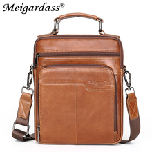 Genuine Leather Shoulder Bags For Men Travel Messenger Bag Male casual Crossbody Bag Business Briefcase Flap Handbags Tote Purse 2024 - buy cheap