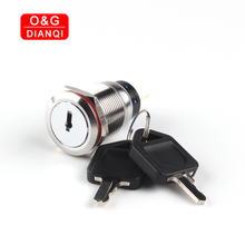 19mm Metal Knob Switch Stainless Steel Key Switch 2Position 3Position Rotary Switch ON OFF Power Switch with Free Wires 2024 - buy cheap
